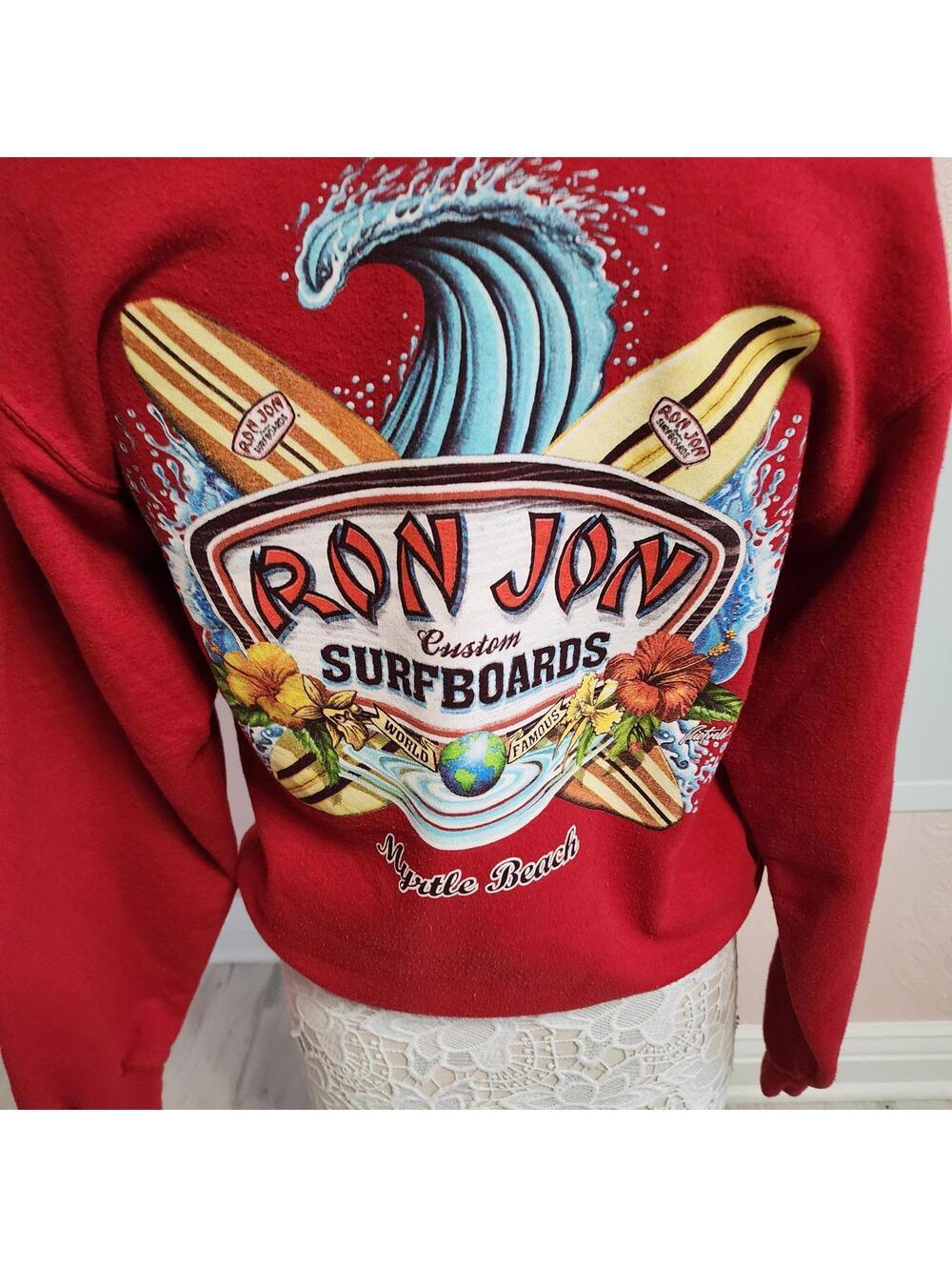 EUC Ron Jon Surfboards red myrtle beach S